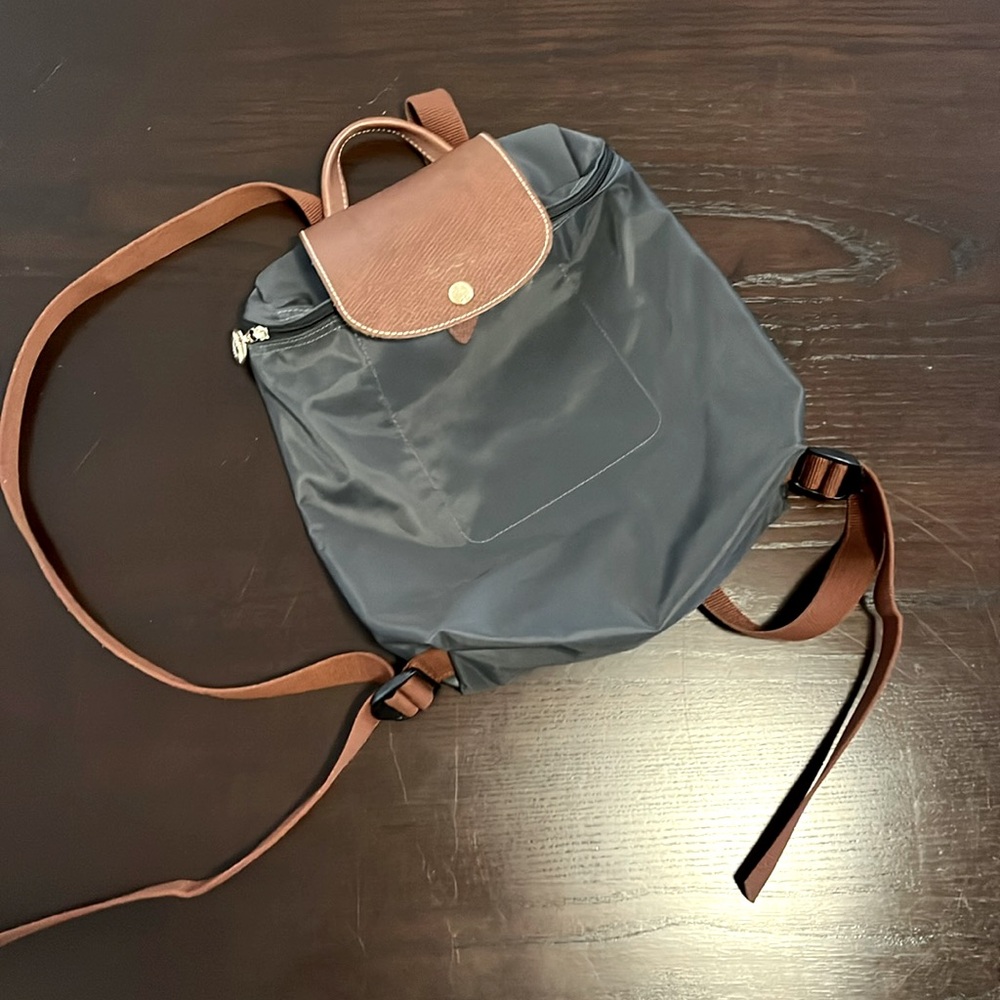 Longchamp LePliage Backpack Grey